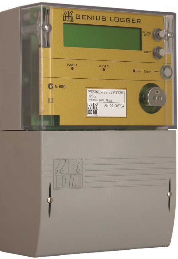 EDMI Mk7A - Single Phase Smart Meter with Two-Element Feature – SBS Digital
